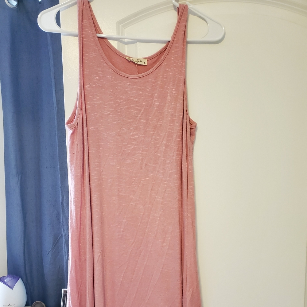 Light pink flowy dress